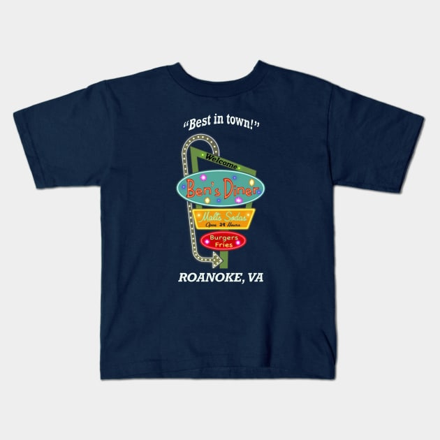 Ben's diner Kids T-Shirt by 752 Designs